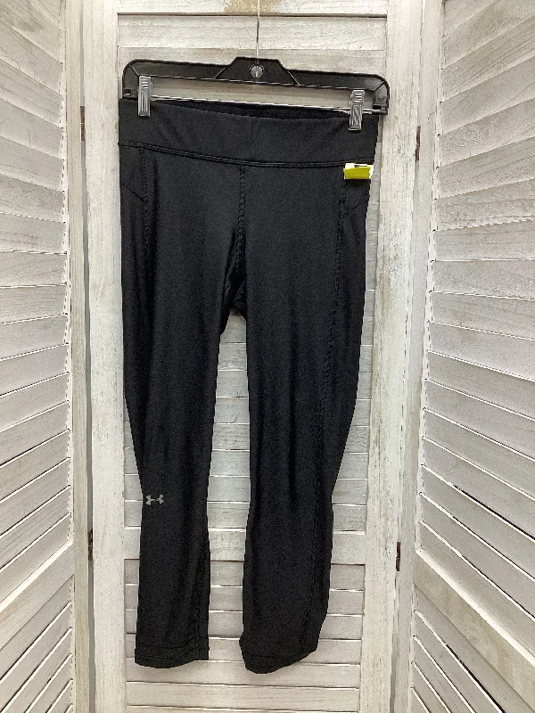 Athletic Leggings By Under Armour In Black, Size: M Cashmere