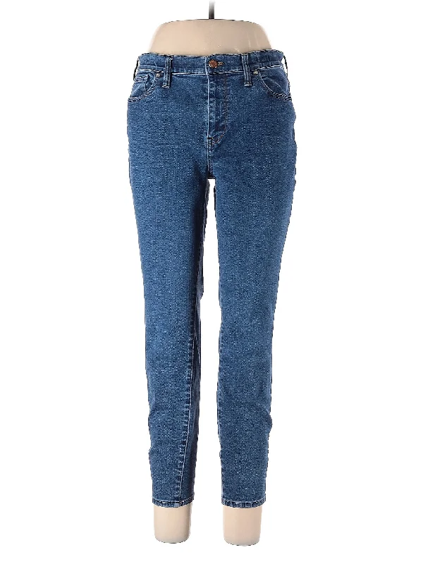 Low-Rise Skinny Jeans in Medium Wash Feminine Women's Soft 