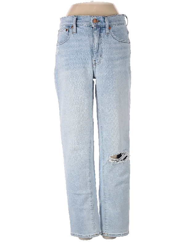 High-Rise Boyjeans Jeans in Light Wash Practical Women's Multi - 