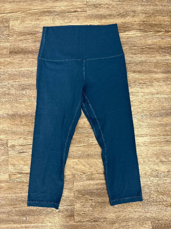 Athletic Leggings By Lululemon In Blue, Size: 8 Monochromatic All - in - one