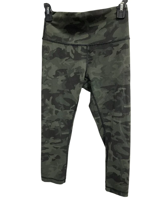 Athletic Leggings By Lululemon In Camouflage Print, Size: 6 Practical Women's Multi - 