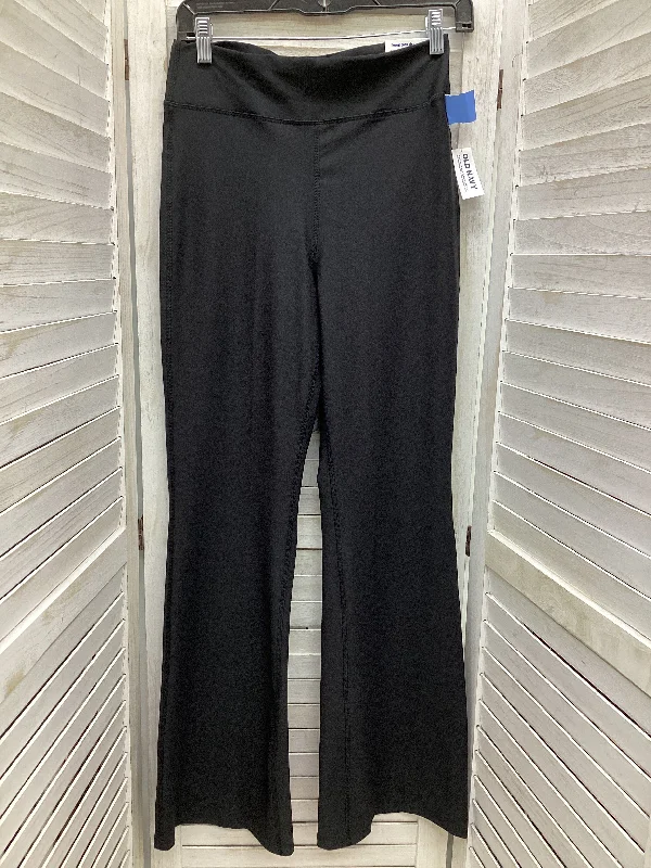 Athletic Leggings By Old Navy In Black, Size: M Sleek Women's Metallic