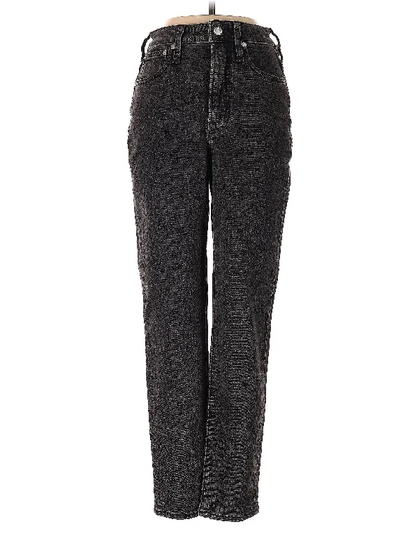 Mid-Rise Straight-leg Jeans in Dark Wash Refined Women's Hand - crafted
