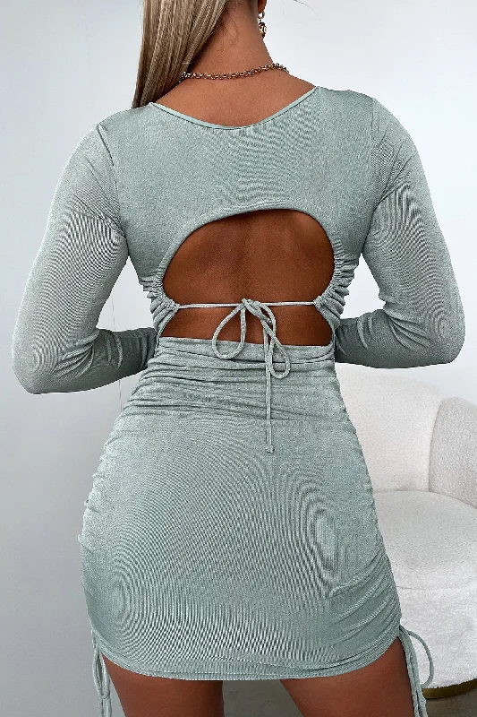 Kashvi Dress - Sage Youthful Women's Anime - inspired