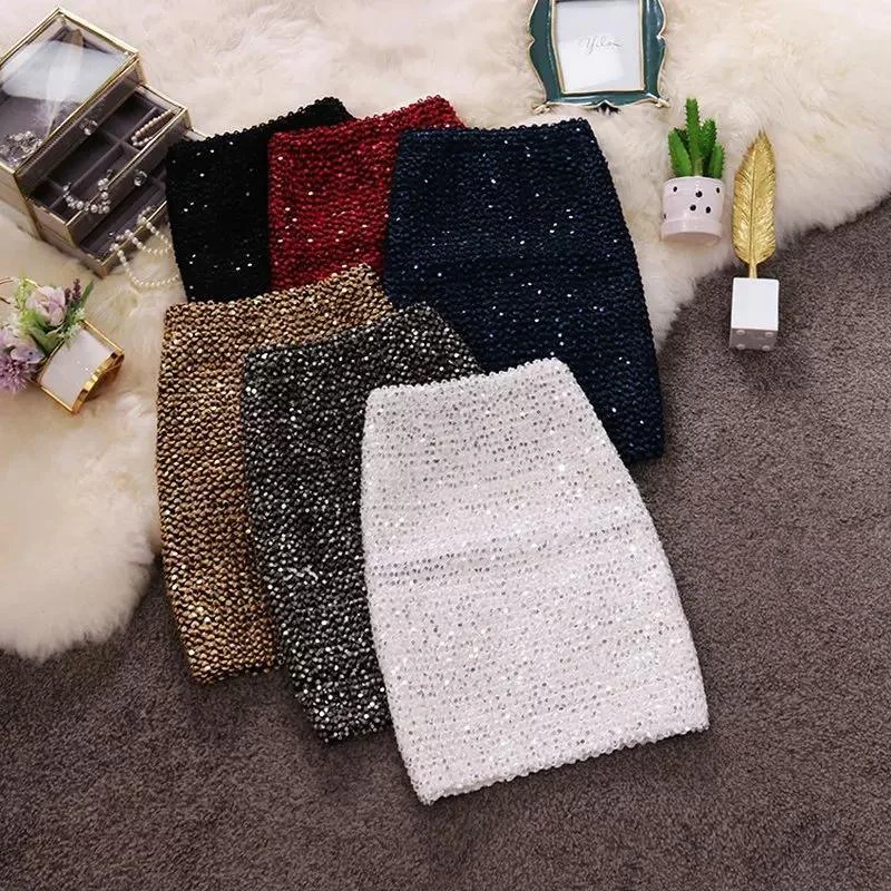 Sequined Carania Skirts European