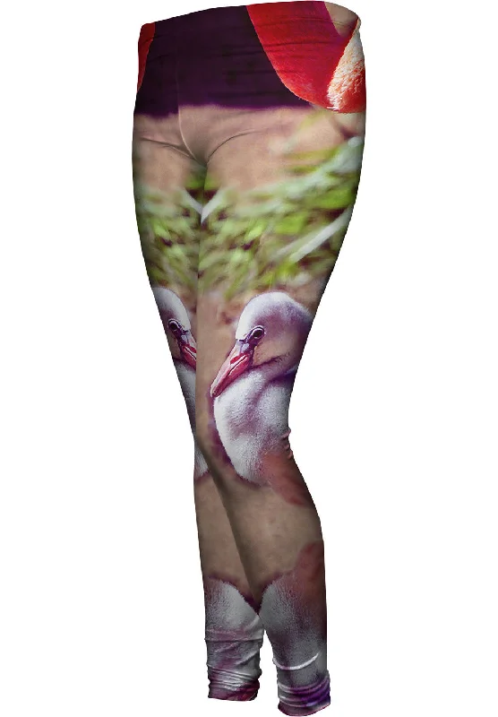 Mother Loves Her Baby Flamingo Practical Women's Quick - dry