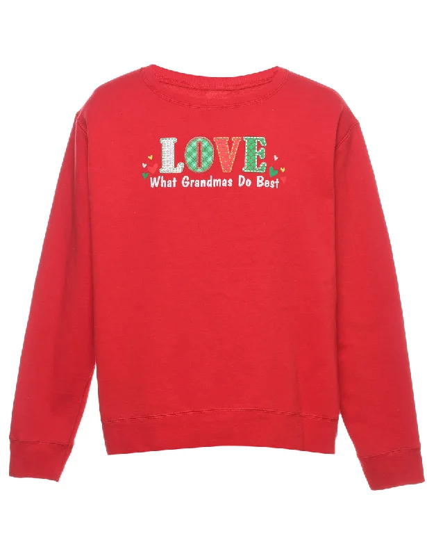 Festive Season Christmas Sweatshirt - XL European
