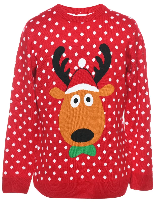 Festive Season Christmas Jumper - M Sharp Women's Italian