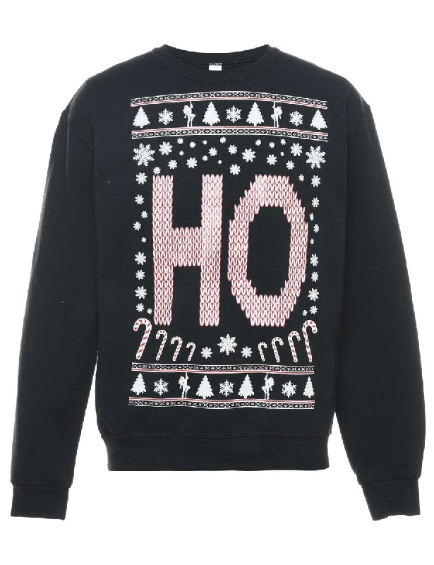 Black Christmas Sweatshirt - S Disco