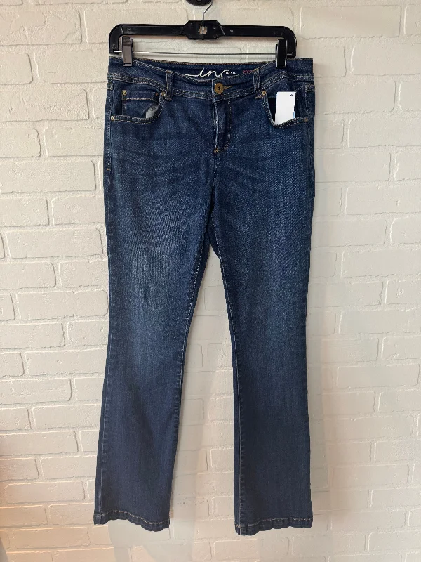 Jeans Boot Cut By Inc In Blue Denim, Size: 6 garde