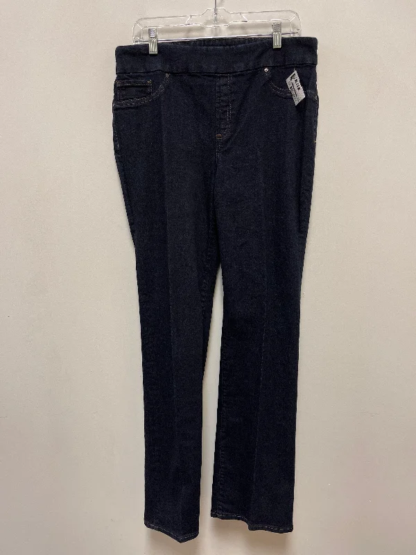 Jeans Boot Cut By Chicos In Blue Denim, Size: 12 Confident Women's Power