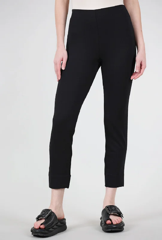 Terry Cloth Milo Pant, Black Modern Women's 