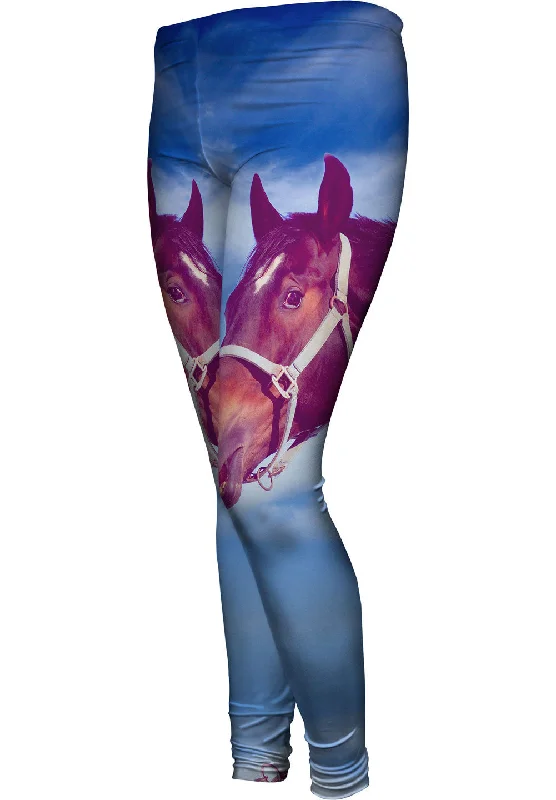 Lonesome Horse Cloudy Day Elegant Women's 