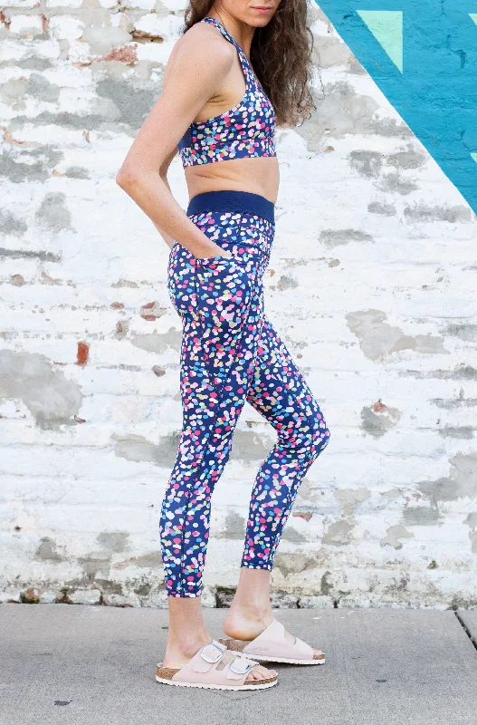 Pocket Leggings (confetti) Feminine Women's Soft 
