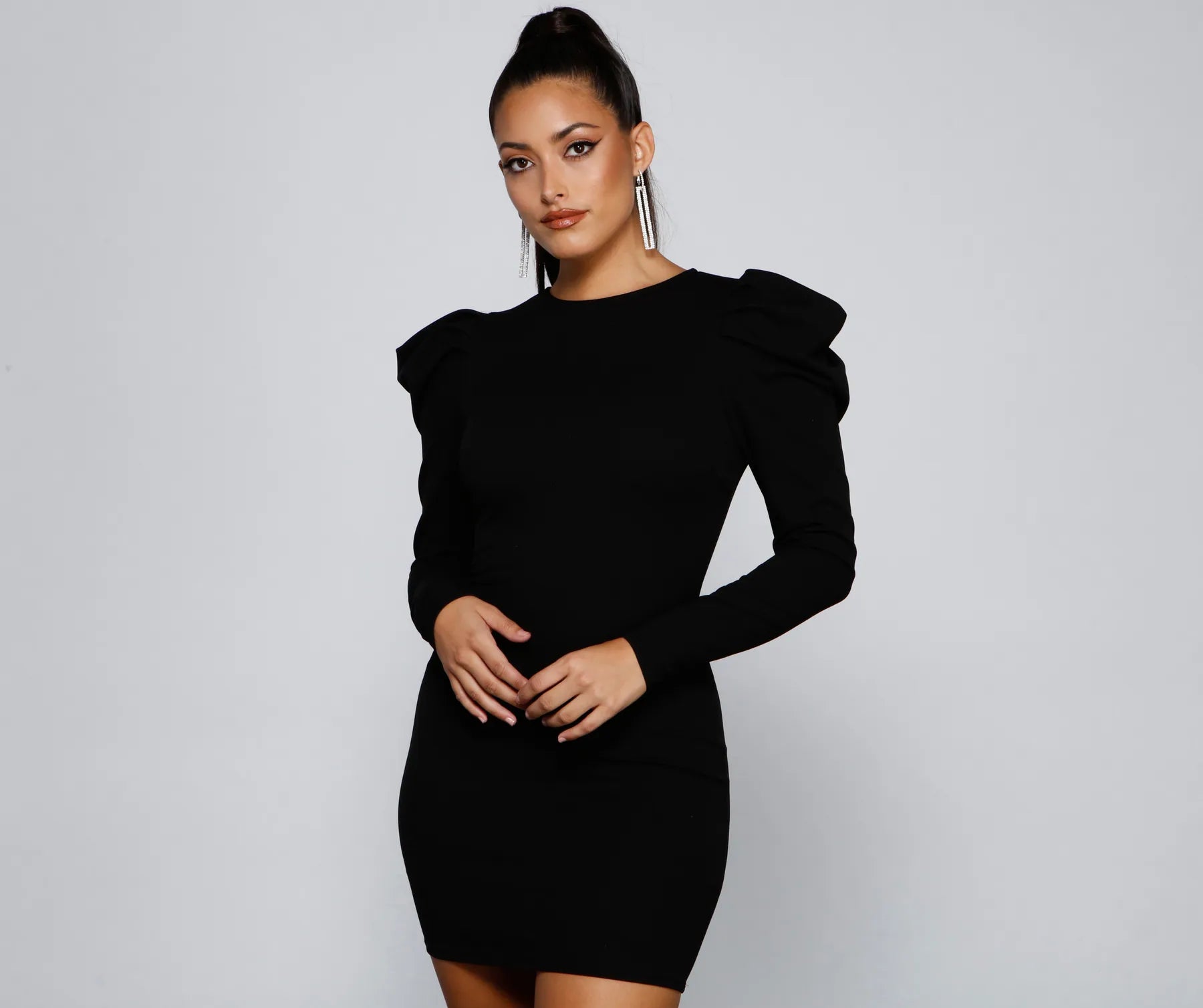 Major Drama Chic Bodycon Mini Dress Refined Women's 