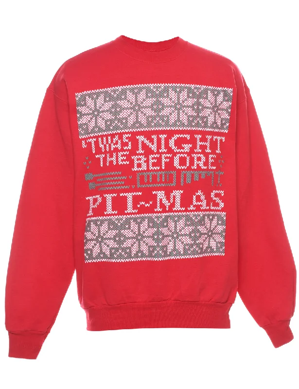 Festive Season Christmas Sweatshirt - S Cozy Women's Winter