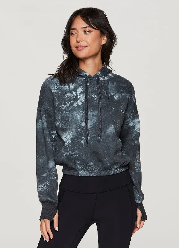 Zen Forest Fleece Hoodie Sophisticated Women's 