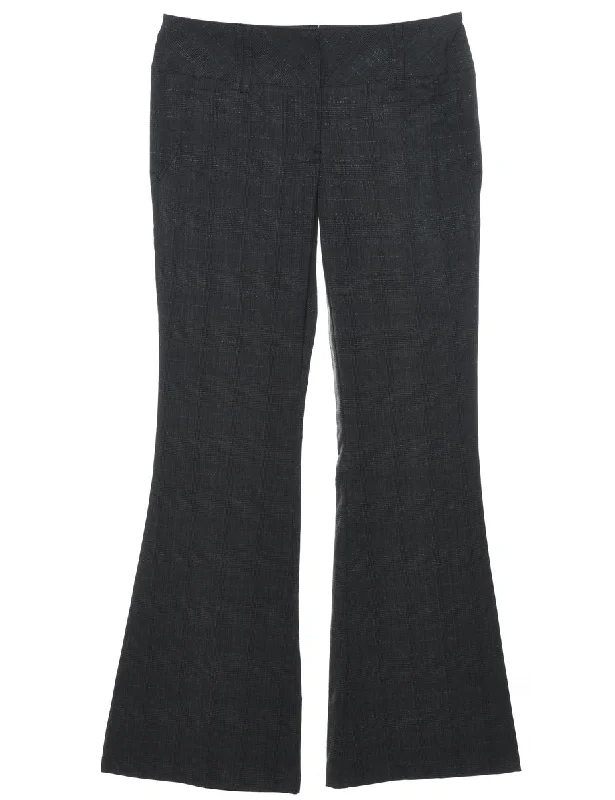 Checked  Grey Trousers - W32 L33 Vacation
