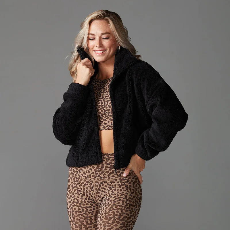 Chill Full Zip Fleece Jacket * Trendy Women's Oversized