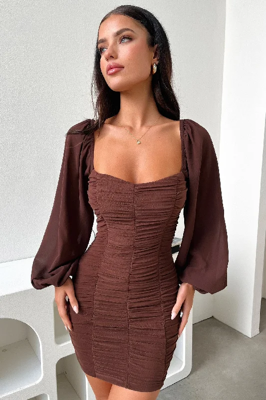 Martini Dress - Brown Modern Women's Tech