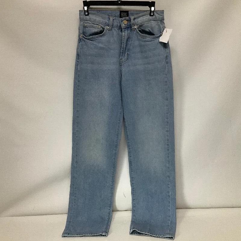 Jeans Straight By Bdg In Blue Denim, Size: 0 Disco