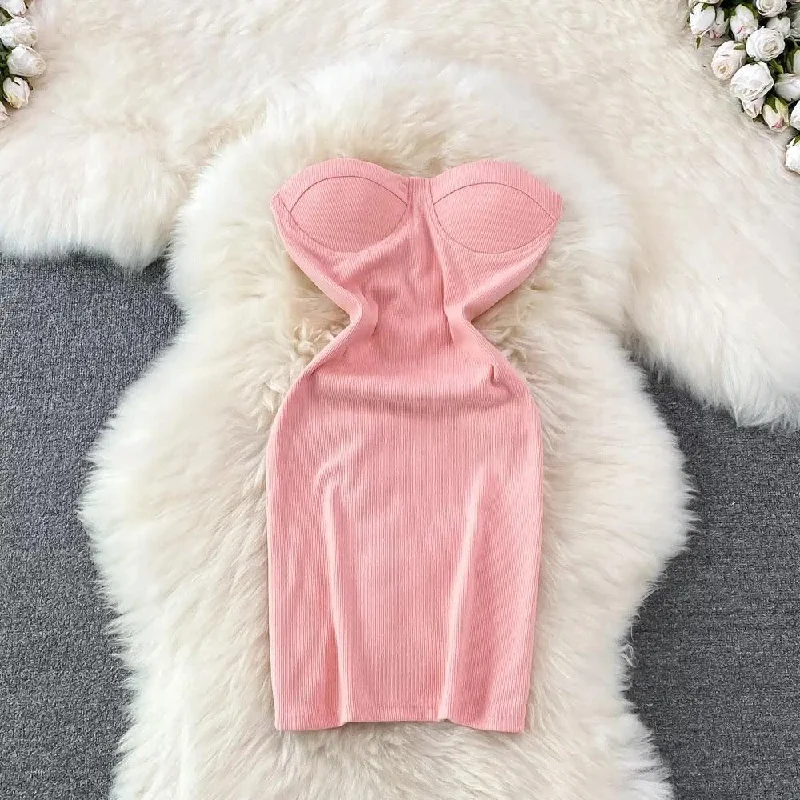 Keto Bodycon Dress In Blush Hip Women's Urban
