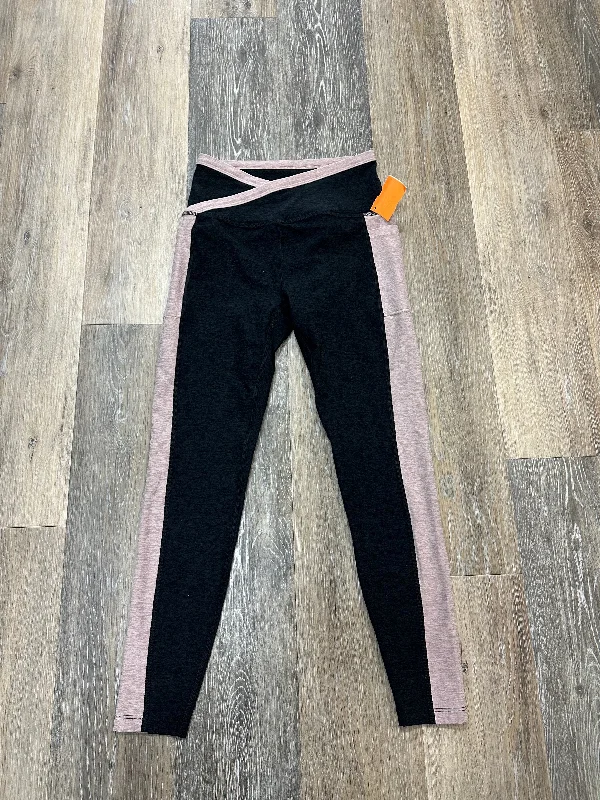 Athletic Leggings By Beyond Yoga In Grey, Size: S Preppy Women's College