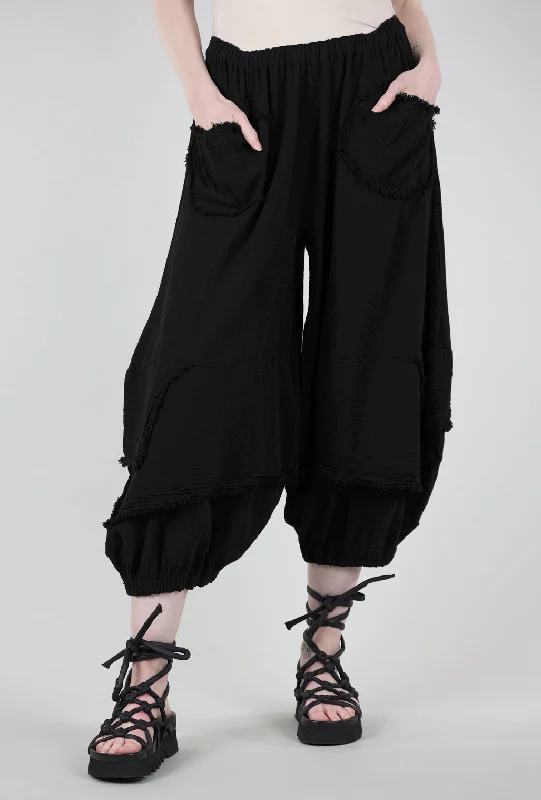Guchi Pant, Black Earthy Women's 