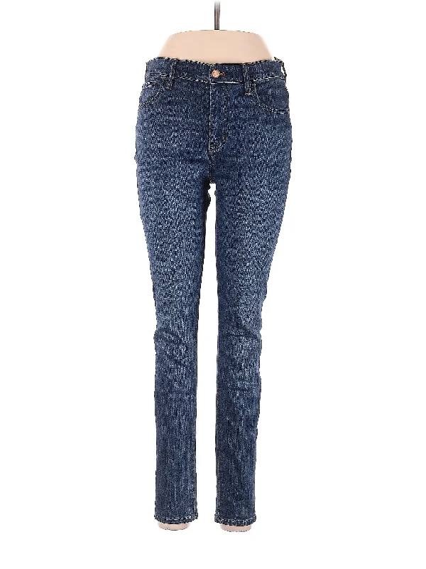 High-Rise Skinny Jeans in Dark Wash Refined Women's Velvet