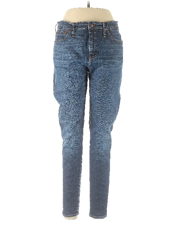 High-Rise Skinny Jeans in Medium Wash Stylish Women's Tropical 