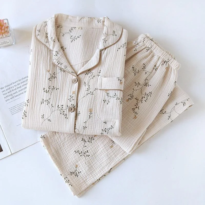 Diaz Floral Cotton Crepe Nightsuits Adventure
