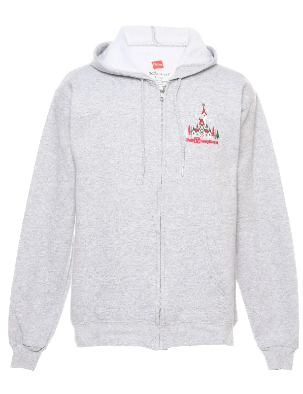 Christmas Tree Design Hooded Sweatshirt - S Sophisticated Women's 