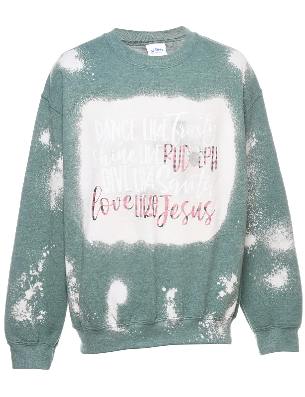 Festive Season Christmas Sweatshirt - M Elegant Women's 