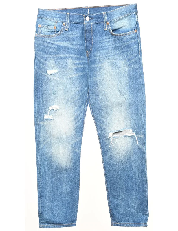 Distressed Levi's Jeans - W32 L28 Earthy Women's 