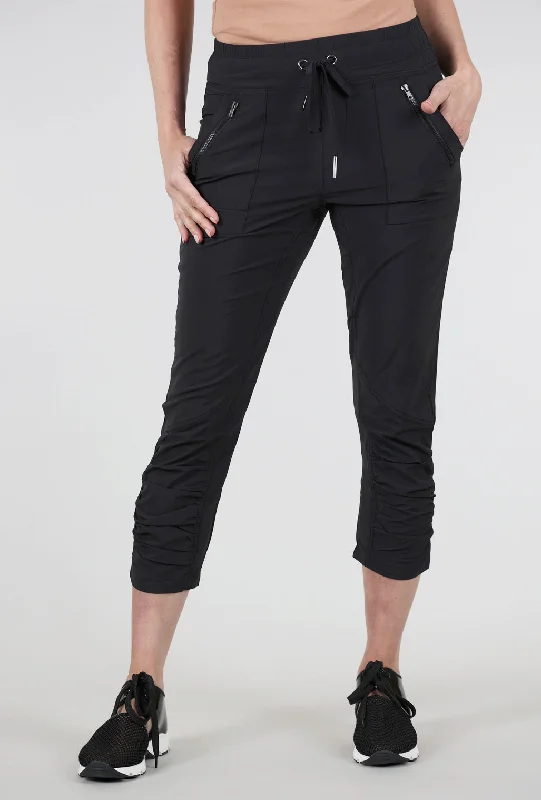 Aksana Legging, Black Practical Women's Quick - dry
