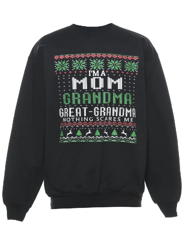 Nordic Christmas Sweatshirt - M Youthful Women's Pop