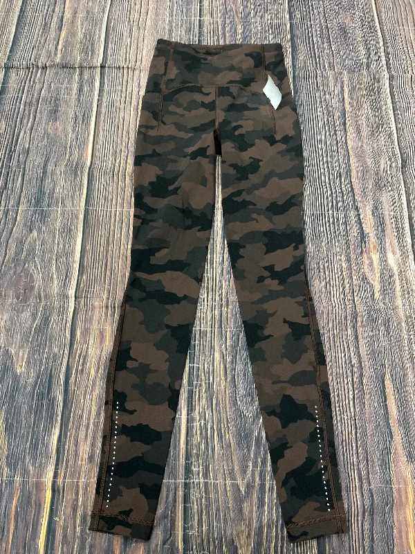 Athletic Leggings By Lululemon In Camouflage Print, Size: 2 Gym