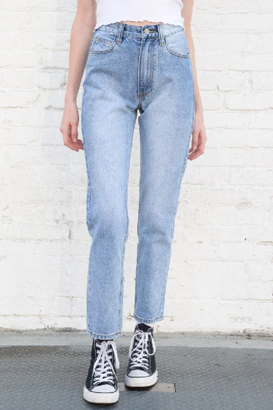 Jane Light Wash Jeans Practical Women's Quick - dry