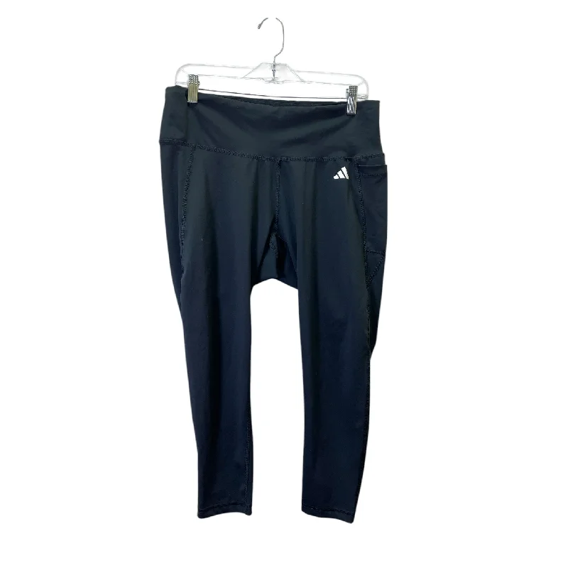 Athletic Leggings By Adidas In Black, Size:2X Country