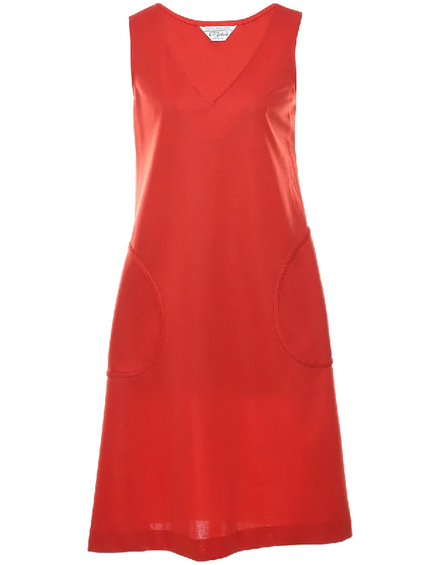 Red Dress - M Cozy Women's Sherpa - lined