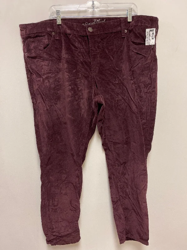 Jeans Skinny By Universal Thread In Red, Size: 22 Cozy Women's Winter