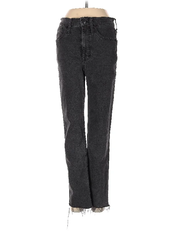 High-Rise Straight-leg Jeans in Dark Wash European