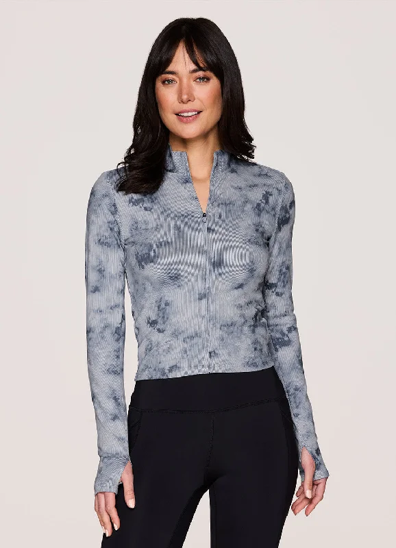 Zen Ribbed Tie Dye Jacket garde