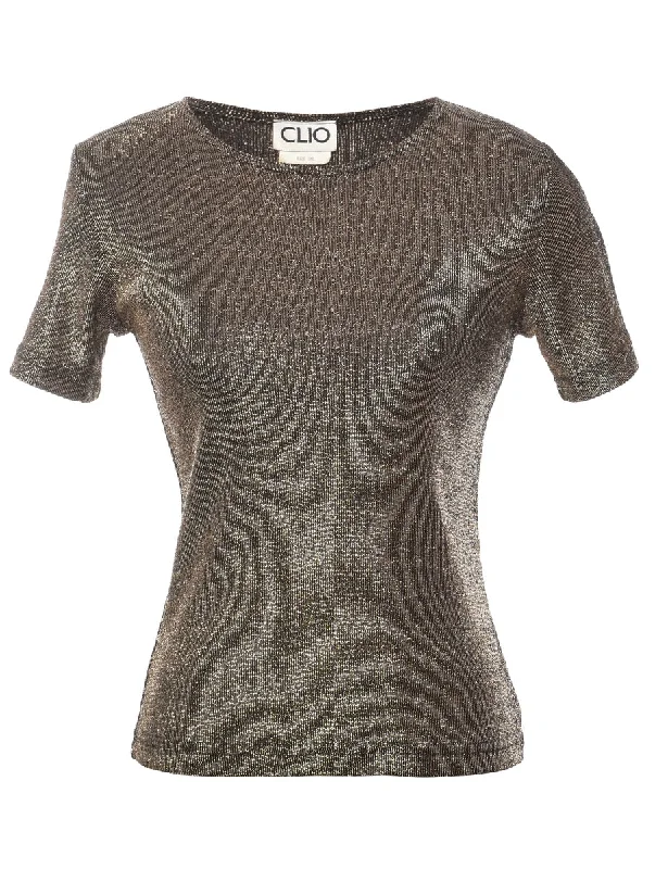 Lurex Evening Top - S Disco