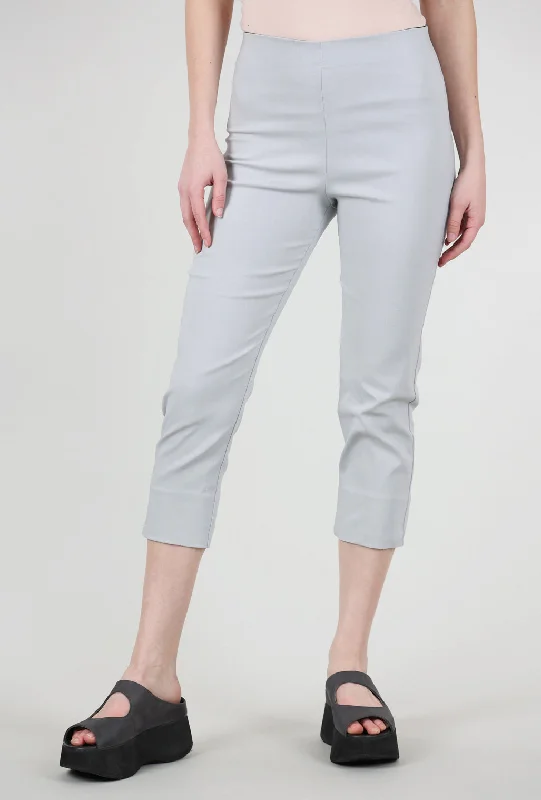 Mindy Cropped Pant, Silver Stylish Women's Neon