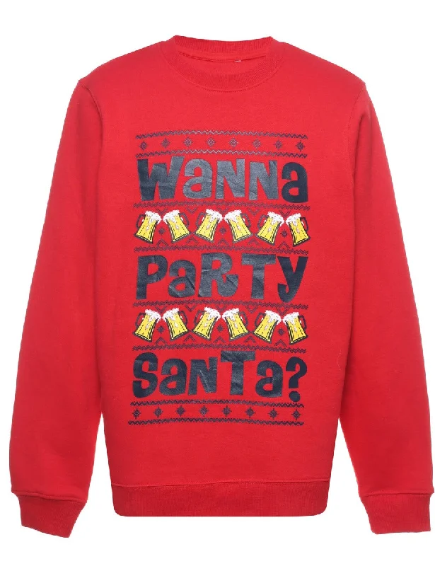 Festive Season Christmas Sweatshirt - M Country