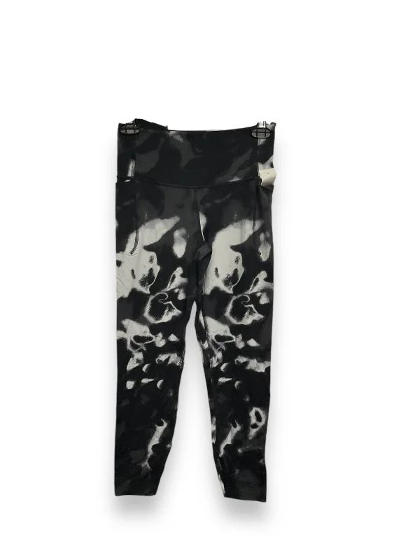 Athletic Leggings By Under Armour In Black & White, Size: Sp Dapper Women's Bow - adorned