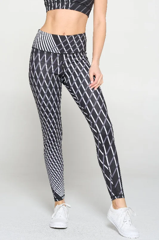 On the Grid Active Leggings Sporty Women's Tennis
