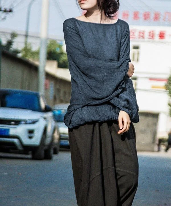 Autumn Spring Autumn Solid Color Tees Shirt Tops Ladies Vintage T-shirt Classic Women's Pin - striped Autumn Spring Autumn Solid Color Tees Shirt Tops Ladies Vintage T-shirt Classic Women's Pin - striped