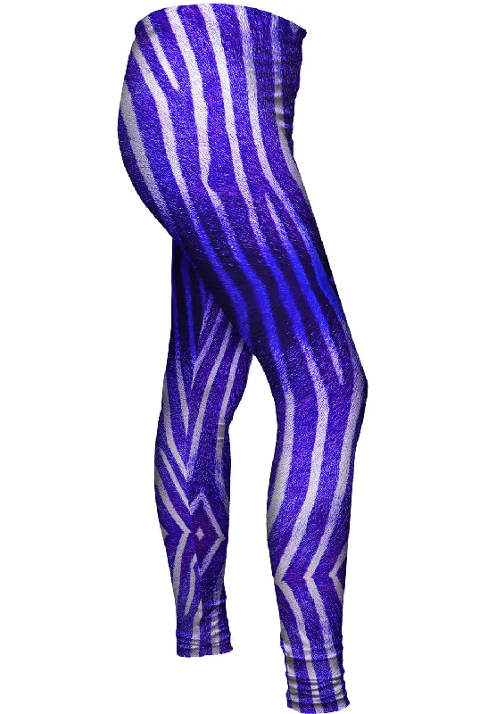 Blue Zebra Stripes Youthful Women's Anime - inspired